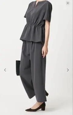 【新品】ダブルクロス クロップドパンツ グレー　ユナイテッドアローズ