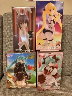 初音ミク　プライズフィギュア　他　４体セット