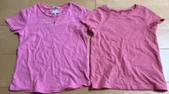 TOMMY HILFIGER Next Tシャツ ピンク 110cm2点セットのサムネイル