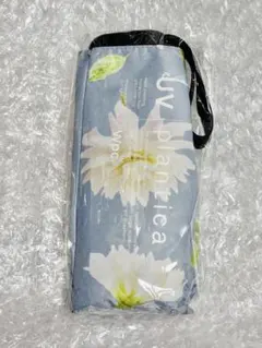 wpc × plantica 日傘　花柄　ブルー　遮光100 新品