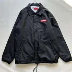 X-girl エックスガール ナイロンコーチジャケット 黒 S ボックスロゴ