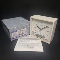 SEIKO　セイコー　置き時計　電子音アラーム時計　温度計　湿度計
