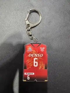 福本眸 ユニフォームキーホルダー デンソーエアリービーズ バレーボール