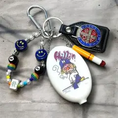 カラビナ　コインケース　メンズ　レディース　ストリート　古着コーデ　スケーター