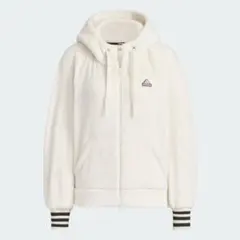 adidas フリースパーカー ボアジャケット