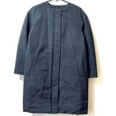 【極美品】UNIQLO ユニクロ　ハイブリッドダウンコクーンコート　ブラック　Sのサムネイル