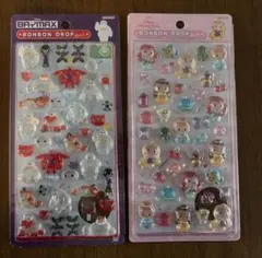 ベイマックス・ディズニープリンセス ボンボンドロップシールセット