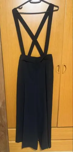 【最終値下げ】PLST ブラック サロペット Mサイズ