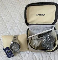 【付属品完備】カシオ ウェーブセプター WVQ-500 電波ソーラー ジャンク