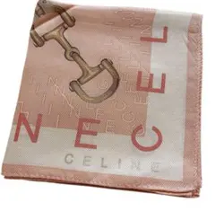 CELINE ロゴ・チェーンモチーフ スカーフ