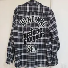 WIND AND SEA × HYSTERIC Wネームネルシャツ