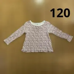 SIMPLE FREE 花柄 長袖カットソー 120