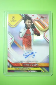 上田綺世　直筆サインカード　2025 topps Finest