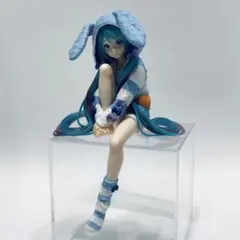 【割引対象】フィギュア 初音ミク ぬーどるストッパー うさ耳パジャマ ブルー