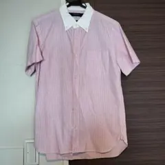 NOLLEY'S 半袖シャツ M 赤と白のストライプのサムネイル