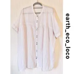 earth eco loco 半袖チュニックブラウスのサムネイル