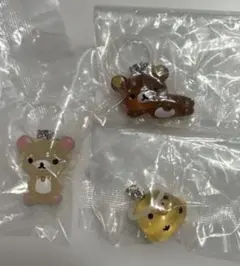 リラックマ　コリラックマ　クリアマスコットチャーム　めじるし　ガチャ