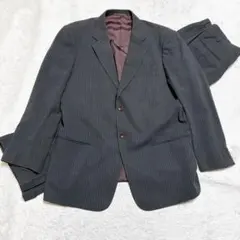 XL アルマーニコレツォーニ シングル スーツ上下 グレー メンズ ワンタック 美品】アルマーニコレツォーニ シングル セットアップスーツ