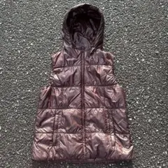 old UNIQLO 光沢 茶色 平成ギャル 平成 y2k 美品 希少 レア l