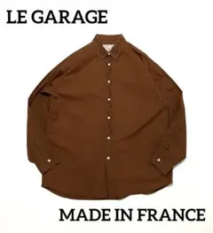 80sフランス製 LE GARAGE ウール 長袖シャツ M 80sフランス製 LE GARAGE ウール 長袖シャツ M - メルカリ