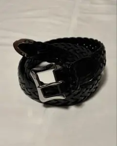 J&M DAVIDSON 編み込み ブラックベルトのサムネイル