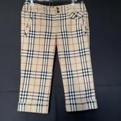 ♡BURBERRY BLUE LABEL チェック柄 クロップドパンツ
