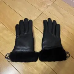 Christian Dior ブラック レザー手袋