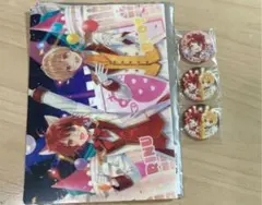 すとぷり クリアファイル  缶バッジ 莉犬くん るぅとくん