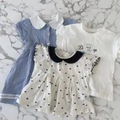 女の子 夏服 半袖 まとめ売り 90 95のサムネイル