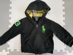 Polo by Ralph Lauren ブラックパーカー 3/3T 100cm