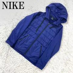 NIKE ナイキ ジャンパー ブルゾン フード付き 青 ブルー S B2780