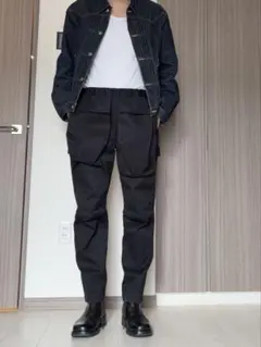 オールモストブラック ナイロンパンツ　カーゴパンツ　ALMOSTBLACKのサムネイル