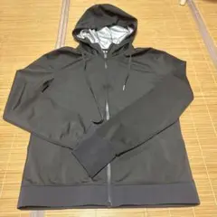 サウナウェア ブラックジャケットとトレーニングパンツセット