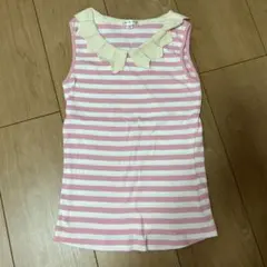 a.v.v ストライプ　フリル　タンクトップ 130のサムネイル
