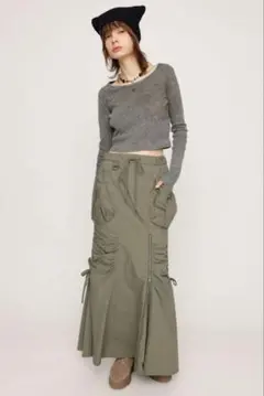 SLY OPEN ZIP MERMAID CARGO スカート　サイズ1