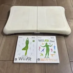 任天堂　Wii Wii fit Wii fit plus バランスボード　白