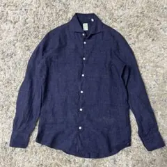 c*j様 【美品】Giannetto ジャンネット リネンシャツ ダークネイビー