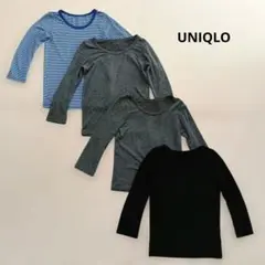 90 ユニクロベビー 長袖 ヒートテック 4枚セット