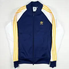 b839✨美品✨【adidas】トラックジャケット　即完　刺繍ロゴ　M　送料無料