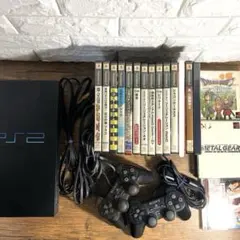 PlayStation 2 本体(ジャンク)とPS1,2ゲームソフトセット