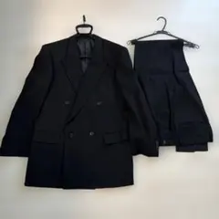 ブラックフォーマル ダブルブレストスーツ　大きいサイズ