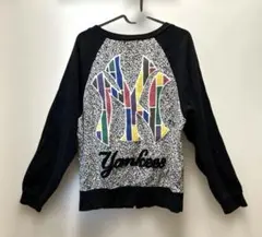 ヤンキース カーディガン 古着 ビンテージ レトロ