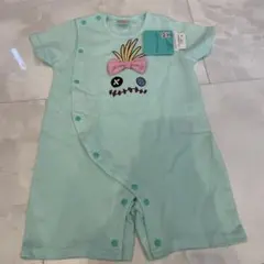 フタフタ　スティッチロンパースミントグリーン ディズニー　ロンパース