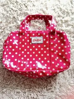 Girls Kids ピンク 水玉 ハンドバッグ　キャスキッドソン