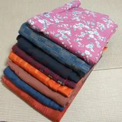 4115 ウール着物おまとめ8着！リメイク•お稽古用など☆