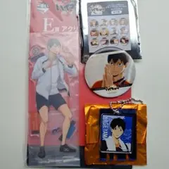 ハイキュー!! 影山飛雄 アクリルキーホルダー・缶バッジセット