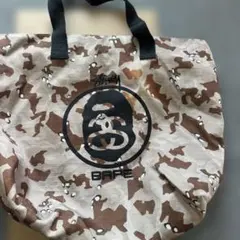 Stussy×BAPE コラボトートバッグ　カモフラ　迷彩柄