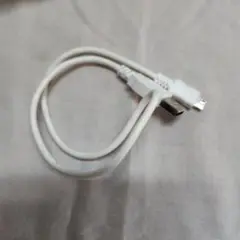 USB Type A to micro B ケーブル 白 30cm