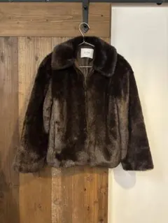 SLOBE IENA ECOファーミンクブルゾン