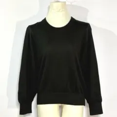 ウールセーター黒